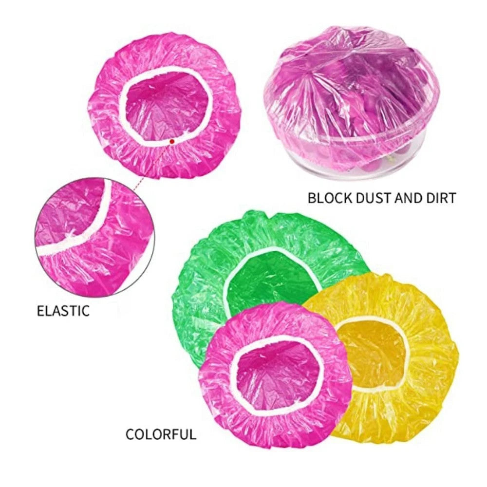 Elastic Food Storage Covers Reusable Stretch Plastic Wrap Bowl Covers New