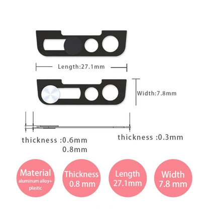 Cover Lens Sticker Front Camera Slider Privacy Cap Compatible with iPhone 14 14 ProMax Plus