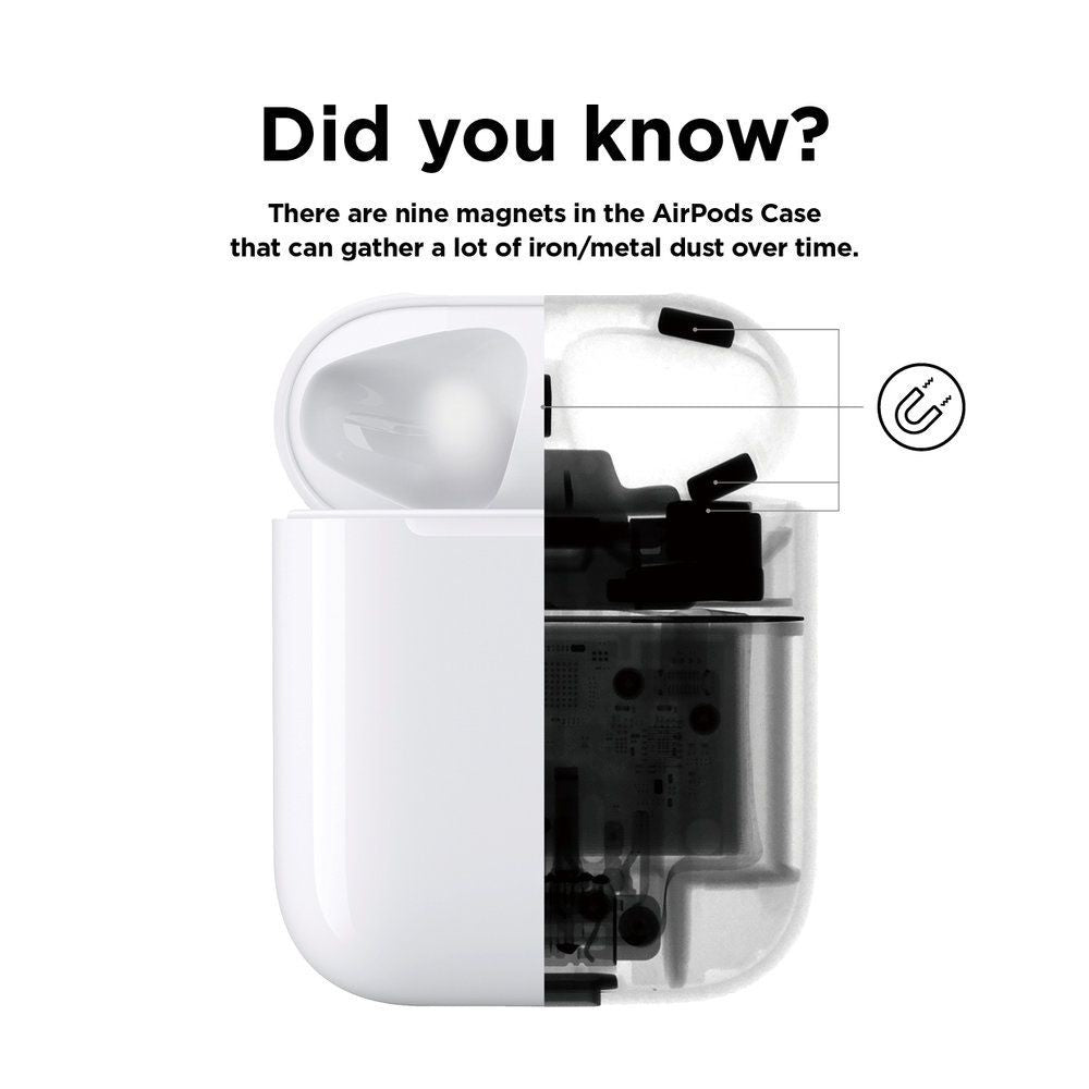 Electroplate Compatible with AirPods Airpod Pro Dust Guard Iron Shavings Metal Film Sticker