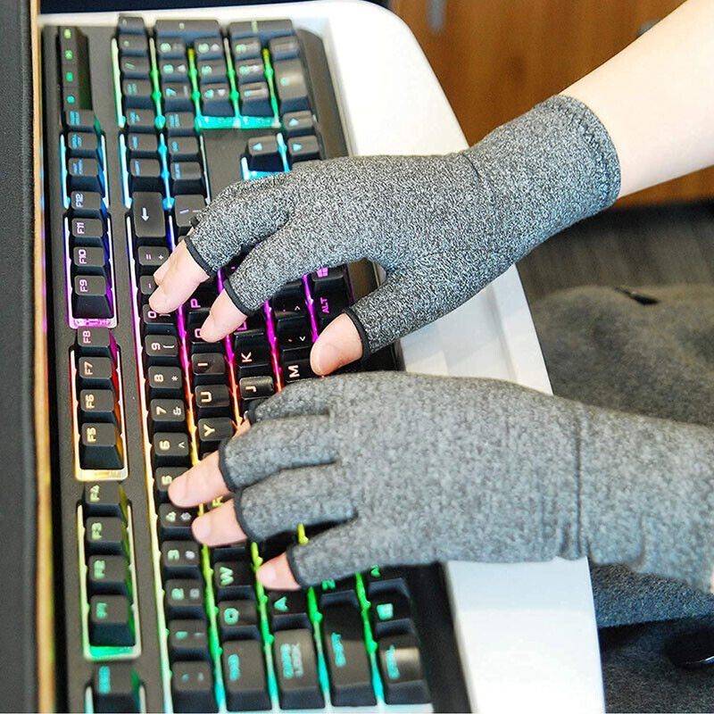 Arthritis Gloves Compression Joint Finger Pain Relief Hand Wrist Support Brace