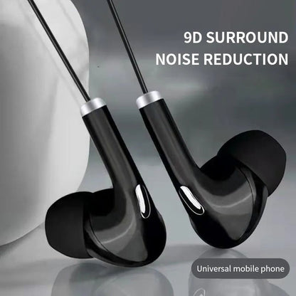 Stereo Wired Headset In Ear Headphones Portable Earbuds  For Mobile Phones