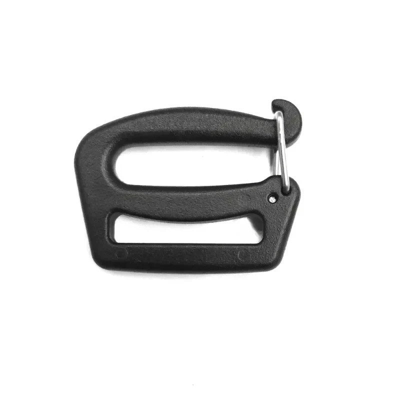 5/10pcs Black Webbing Buckles Strap Buckle for Outdoor Luggage Sack Backpack