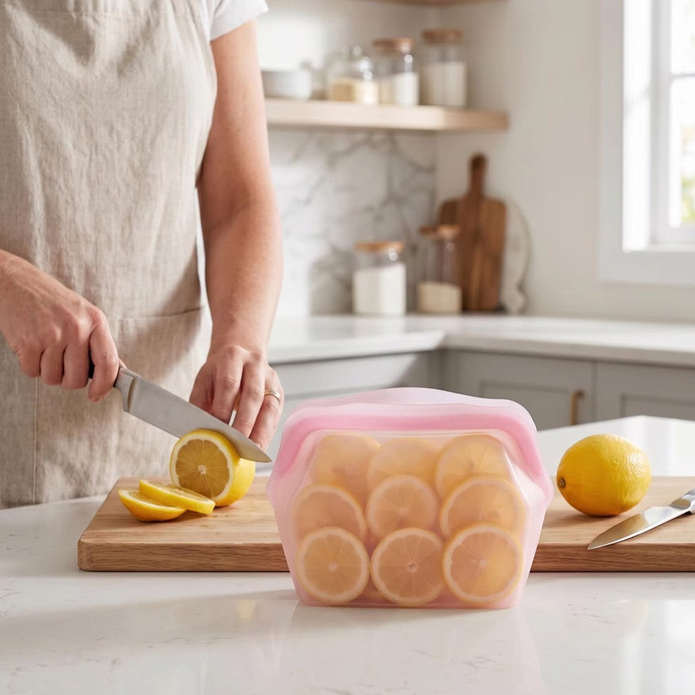 Everbag Silicone Storage, Reusable Silicone Storage Bags, Upright Freezer Bags