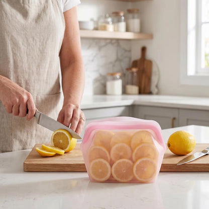 Everbag Silicone Storage, Reusable Silicone Storage Bags, Upright Freezer Bags