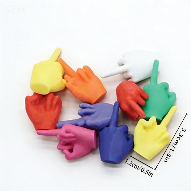 3D Printed Finger Gesture Statue Figurine Sculpture Desktop Home Decoration