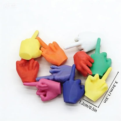 3D Printed Finger Gesture Statue Figurine Sculpture Desktop Home Decoration