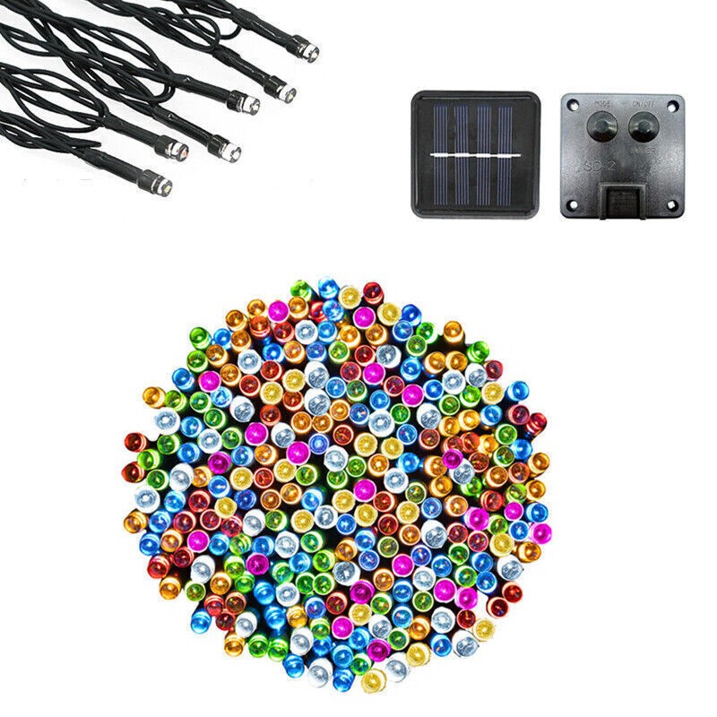 Solar Fairy String Lights 22M / 200 LED Outdoor Garden Christmas Party Decor