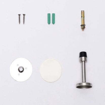 Wall Mounted Door Stopper Stainless Steel Rubber Holder Door Holder Hardware