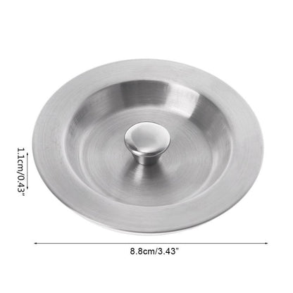 Bath Tub Sink Sink Stopper Stainless Steel Filter Plug  55-63mm Drain Hole