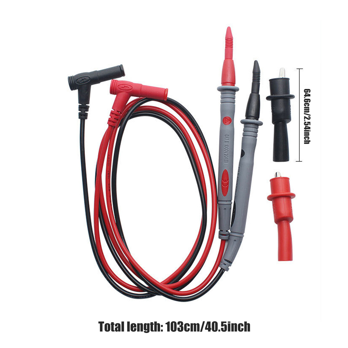 Fluke Multimeter Test Leads Alligator Clip Electrical Probe Universal Accessorie
