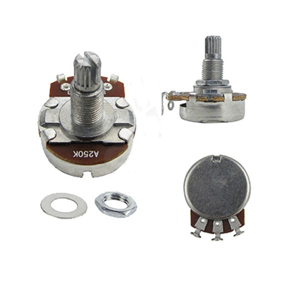 A500K/B500K/A250K/B250K Split Shaft Linear Taper Pot  Electric Guitar