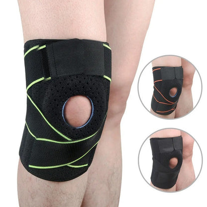 Gel Silicone Compression Knee Support Brace Arthritis Pad Pain Relief Strap AU