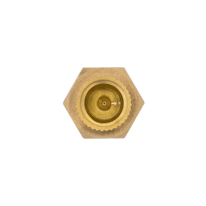 1/4" NPT Brass Drain Plug Valve Air Compressor Round Tank Fitting Rubber Seal