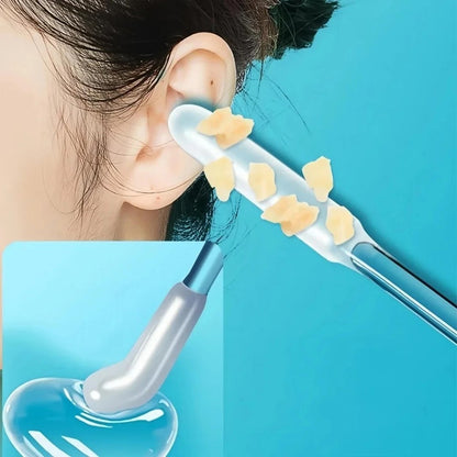 24-72PCS Sticky Ear Swabs Soft Earwax Cleaner Remover Sticks Home Use Wax Clean
