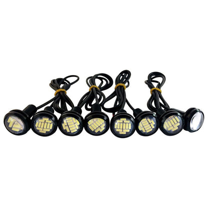 AU NEW 2x Car Auto 12V LED Reversing Backup Lamp Light Daytime Running Lights