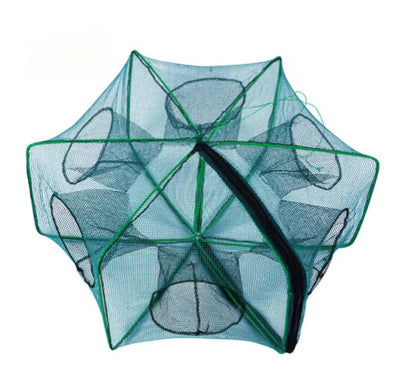 Fishing Net Fish Crab Yabbie Minnow Crawfish Shrimp Cage Net Foldable Fishing