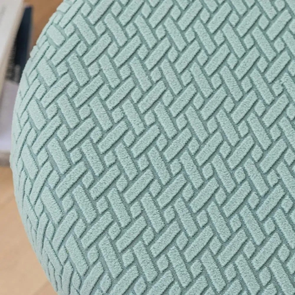 Elastic Round Chair Cover Thickened Stool Cushion Cover Seat Chair Slipcover – Compatible with Seat