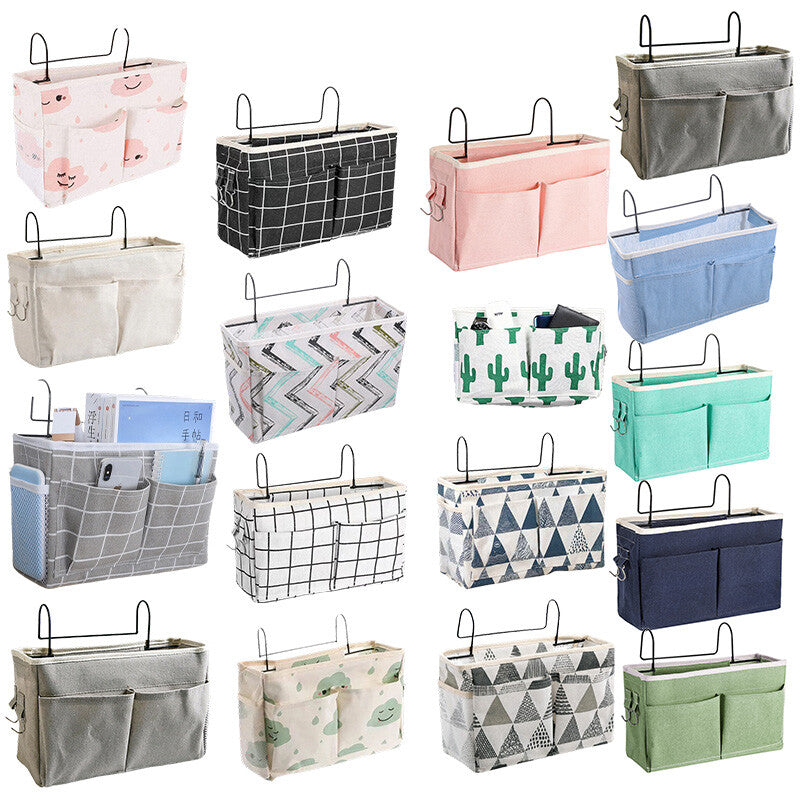 Bedside Caddy Hanging Storage Bed Holder Couch Organiser Container Bag Pocket AU