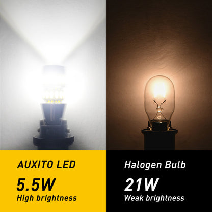 AUXITO T15 912 921 CANBUS Free Reverse Wedge LED Globe Light Car Bulb 6500K Pair