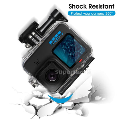 Waterproof Diving Camera Protective Case Compatible with GoPro Hero 13 12 11 10 9