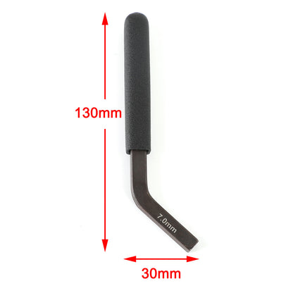 Engine Brake Adjustment Tool 7mm Brake Feeler Gauge For Cummins ISX Black