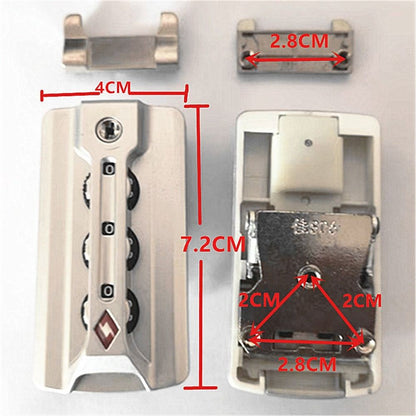Replacement 3 Digit Combination Lock Suitcase Luggage Coded Lock  Travel