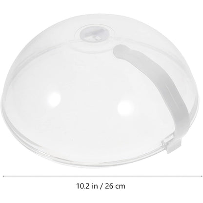 Microwave Food Dish Anti-Splatter Cover Guard Lid With Steam Vents Plate Covers