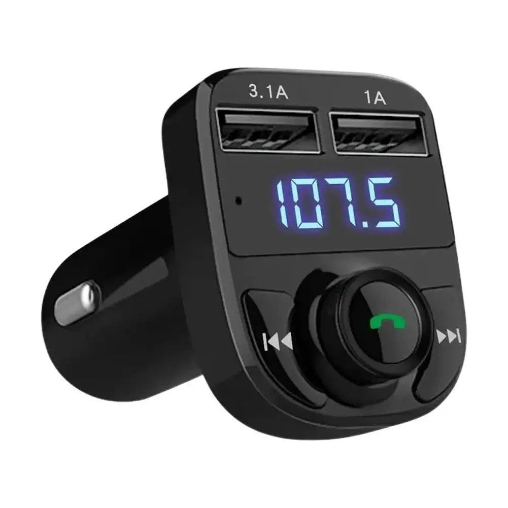 Bluetooth 5.0 Wireless Car FM Transmitter MP3 Player Radio 2 USB Charger Adapte