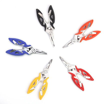 Fishing Pliers Scissors Line Cutter Braid Split Ring Tool Lip Grip TACKLE  AU
