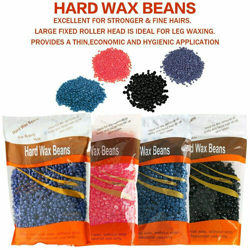 300g Hard Wax Bean No Strip No Pain Hot Film Body Waxing Hair Removal Depilatory