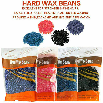 300g Hard Wax Bean No Strip No Pain Hot Film Body Waxing Hair Removal Depilatory