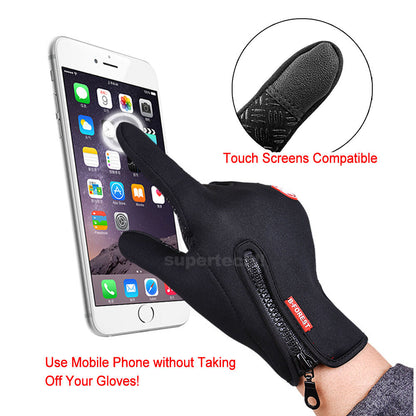 2026 Winter Gloves Waterproof Touch Screen Gloves Cycling Gloves Windproof Warm