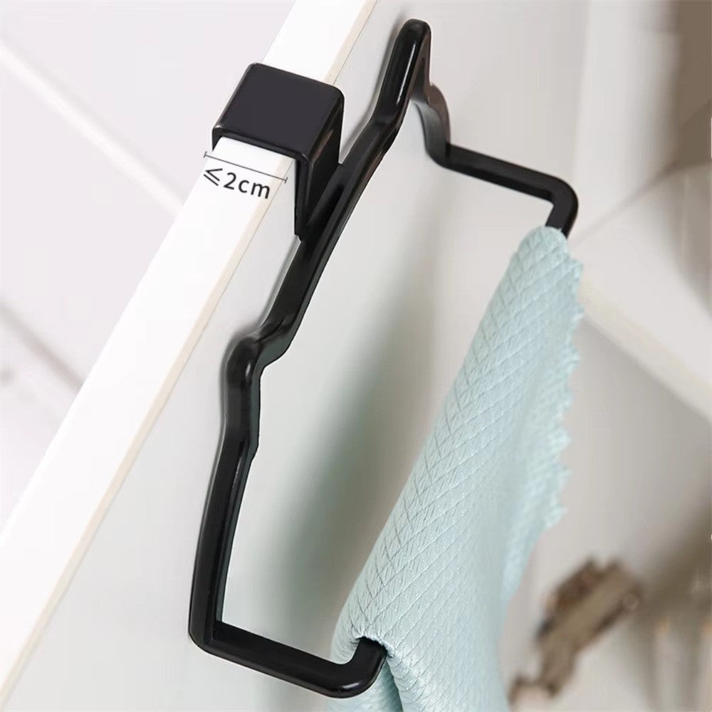 Punch-free Towel Rack Cat-Shaped Door Back Hook  Home Organizer