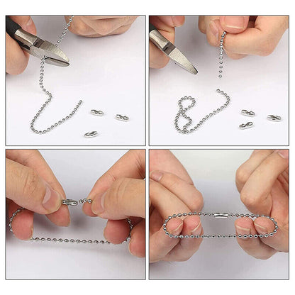 20x Roman Blind Ball Chain Connectors Roller Vertical Holland Joiner Part Link