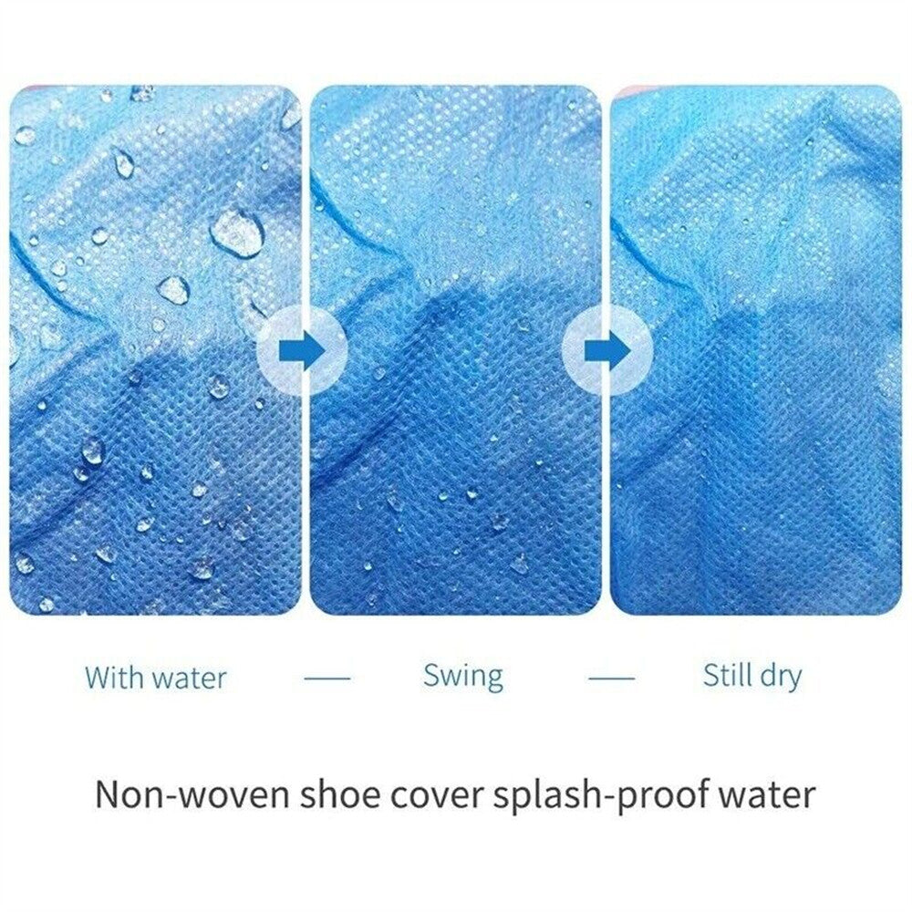100/200 Disposable Non Woven Anti Skid Shoe Cover Overshoes Protector Boot Cover