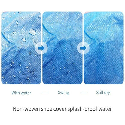 100/200 Disposable Non Woven Anti Skid Shoe Cover Overshoes Protector Boot Cover