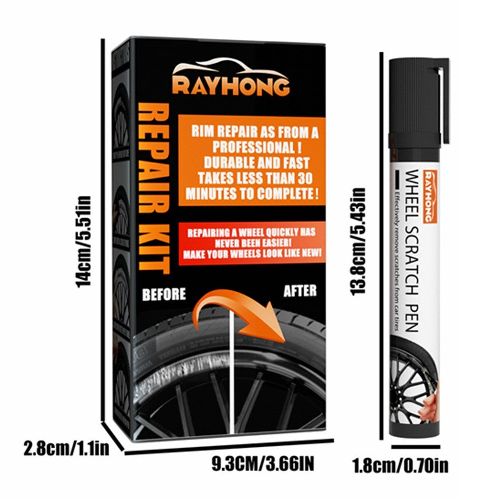 Scratch Repair Car Rim Scratch Repair Kit Paint Repair  Alloy Wheel