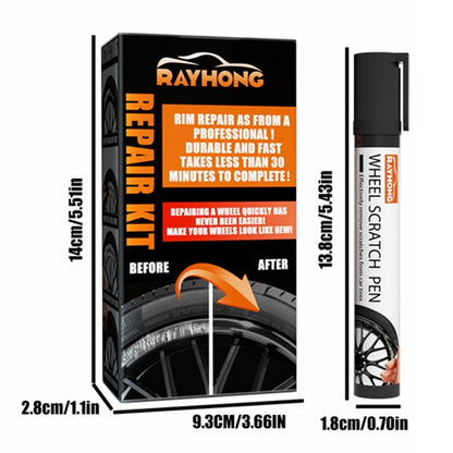 Scratch Repair Car Rim Scratch Repair Kit Paint Repair  Alloy Wheel