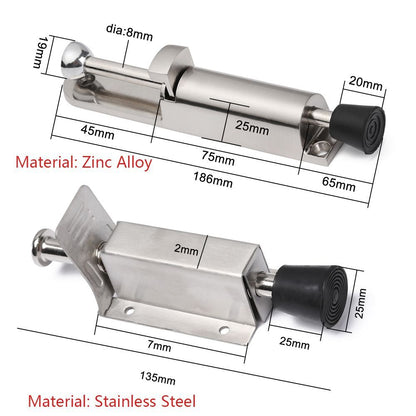 Foot-operated Step-On Kick Down Door Stopper Stop Holder Buffer Catch Door