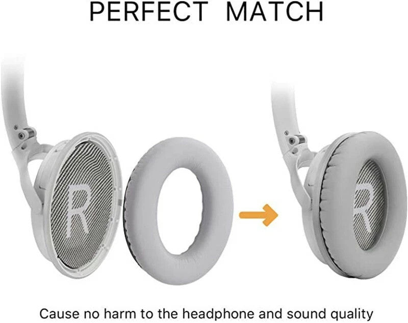 Replacement Ear Pads Cushions for Bose NC700 QC45 QC35 QC25 QC15 Foam Earpads