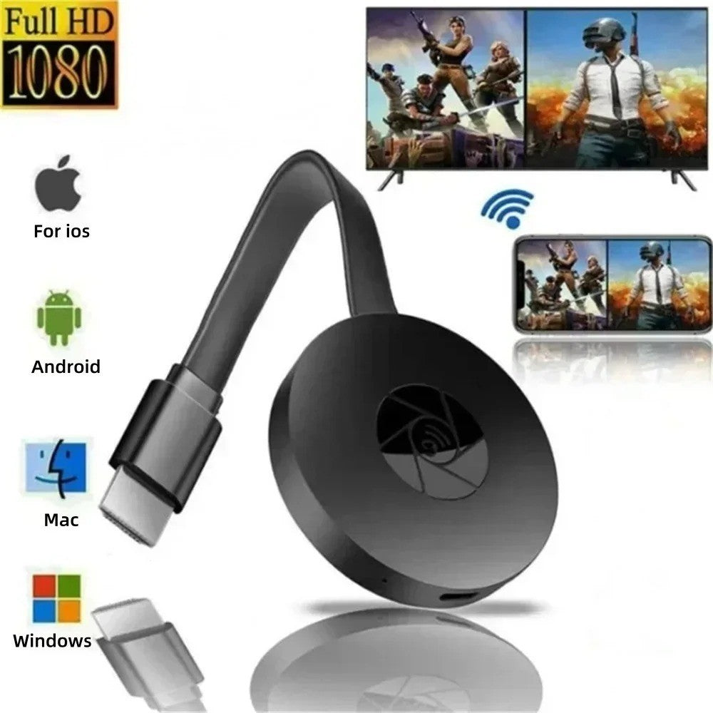 Chromecast Google Wireless HDMI-Compatible HD Display Media Streaming Video