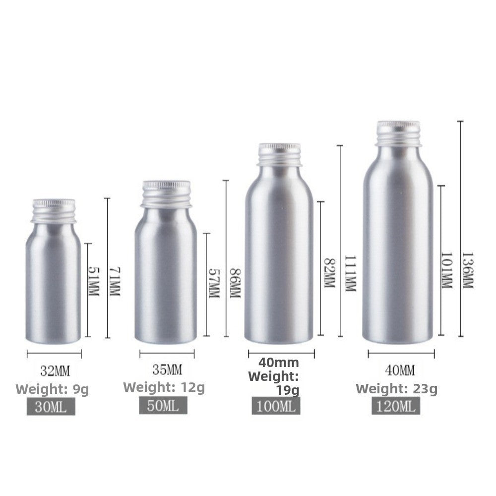 30ml-500ml Aluminum Bottle Reusable Travel Bottles  Shampoo