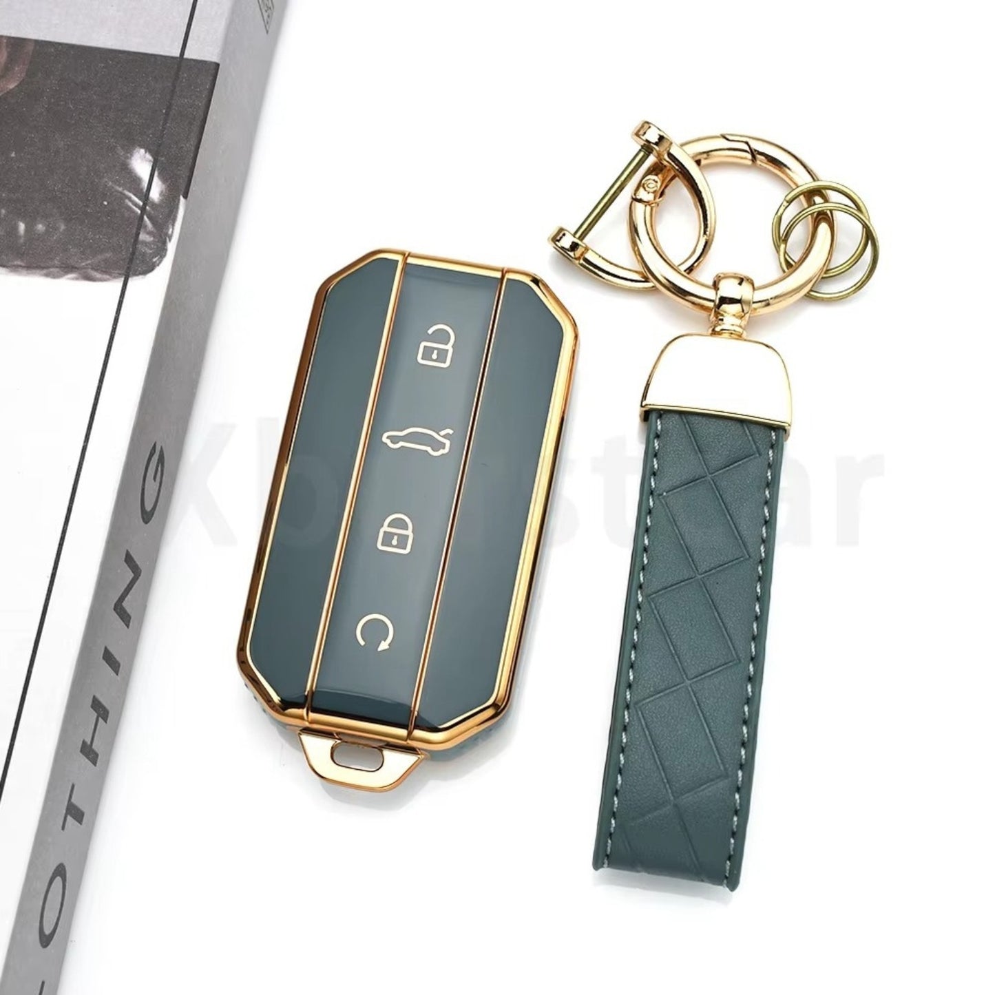 TPU Car Key Case Cover for Chery Jaecoo 5 J5 Smart Key Shell Keychain Set