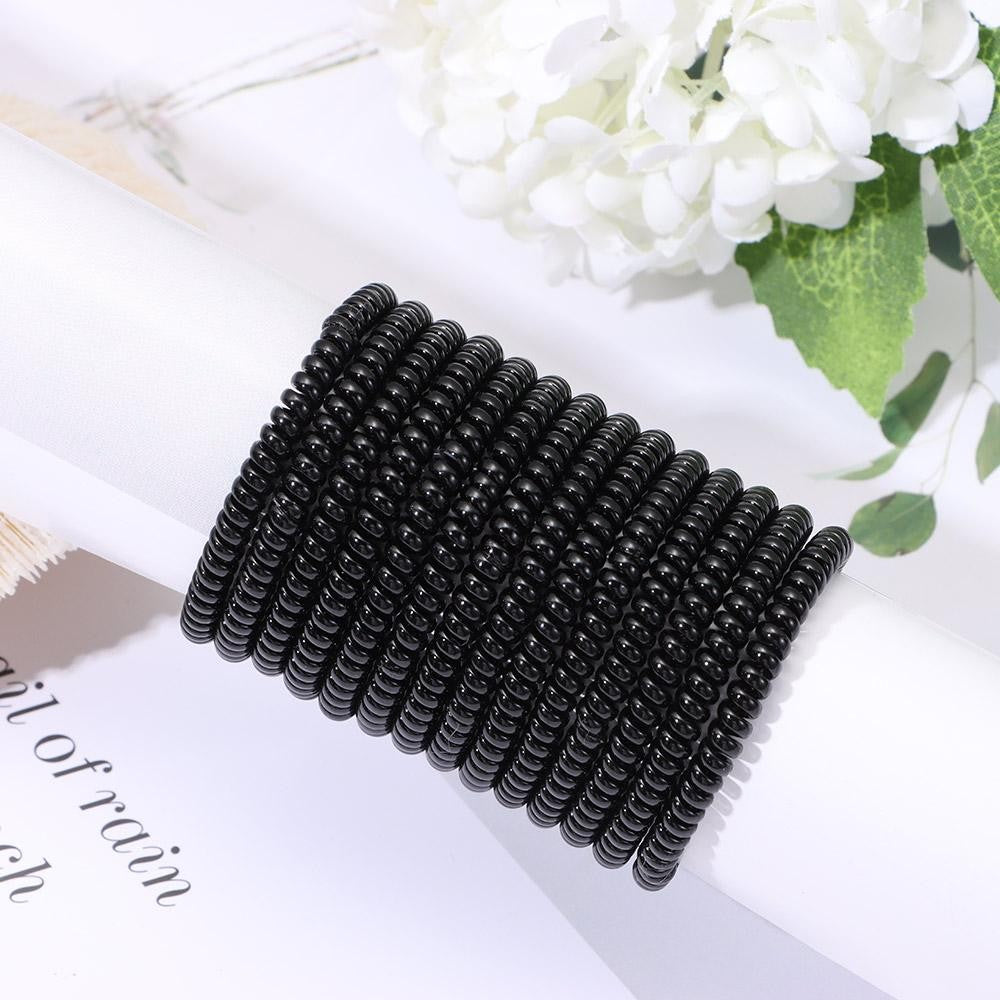 Accessory Girls Super Thin Ponytail Holder Hair Ropes Rubber Telephone Wire