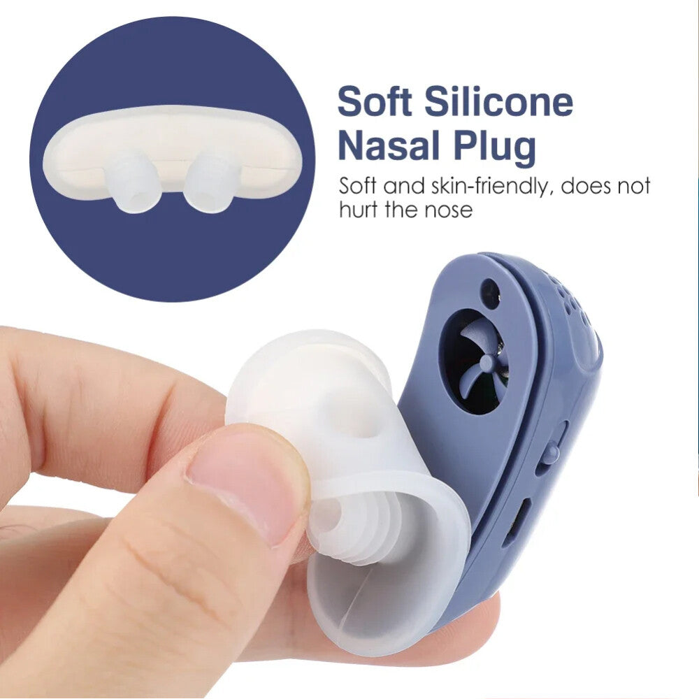 Anti Snoring Device Mini Electric CPAP Noise Sleep Apnea Stop Snore Aid Stopper