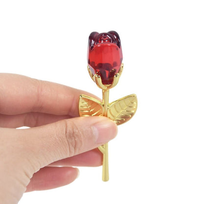 Artificial Flower Rose Gifts Crystal Rose with Gift Box for Her Valentine's Day