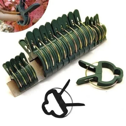100x Garden Plant Clip Tomato Tie Stem Orchid Support Weatherproof Grow Training