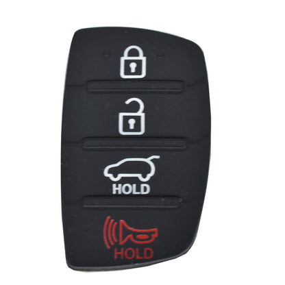 Rubber Repair Car Key Fob Cover Case Compatible with Hyundai Tucson Santa fe I20 Elantra