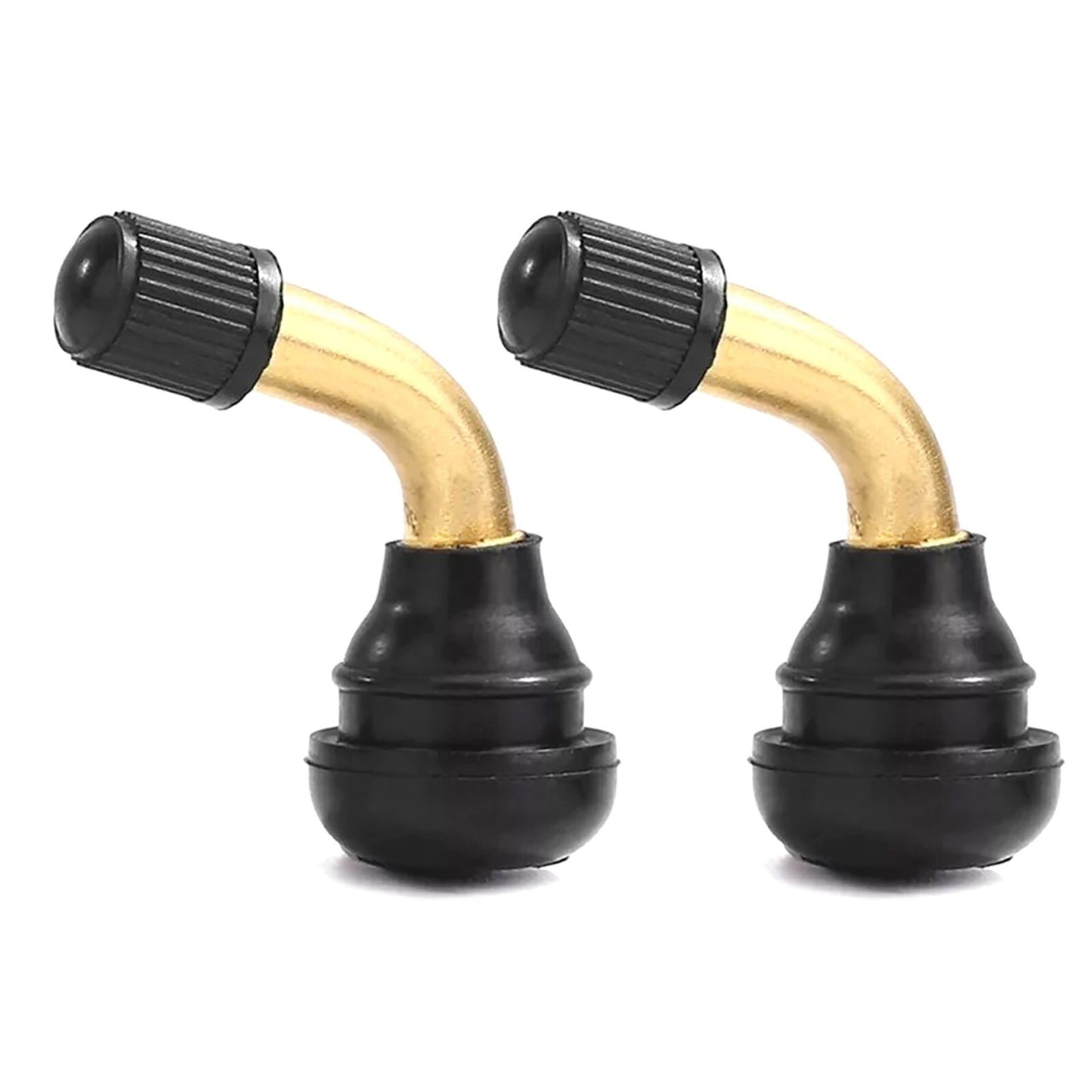 Pair of PVR50 Tubeless Tyre Valve Stem (Bent) for Electric Scoooters Rim Wheels