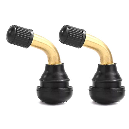 Pair of PVR50 Tubeless Tyre Valve Stem (Bent) for Electric Scoooters Rim Wheels